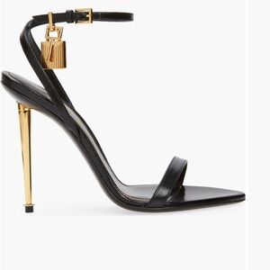 Tom Ford Padlock Pointy Toe Sandals Heels